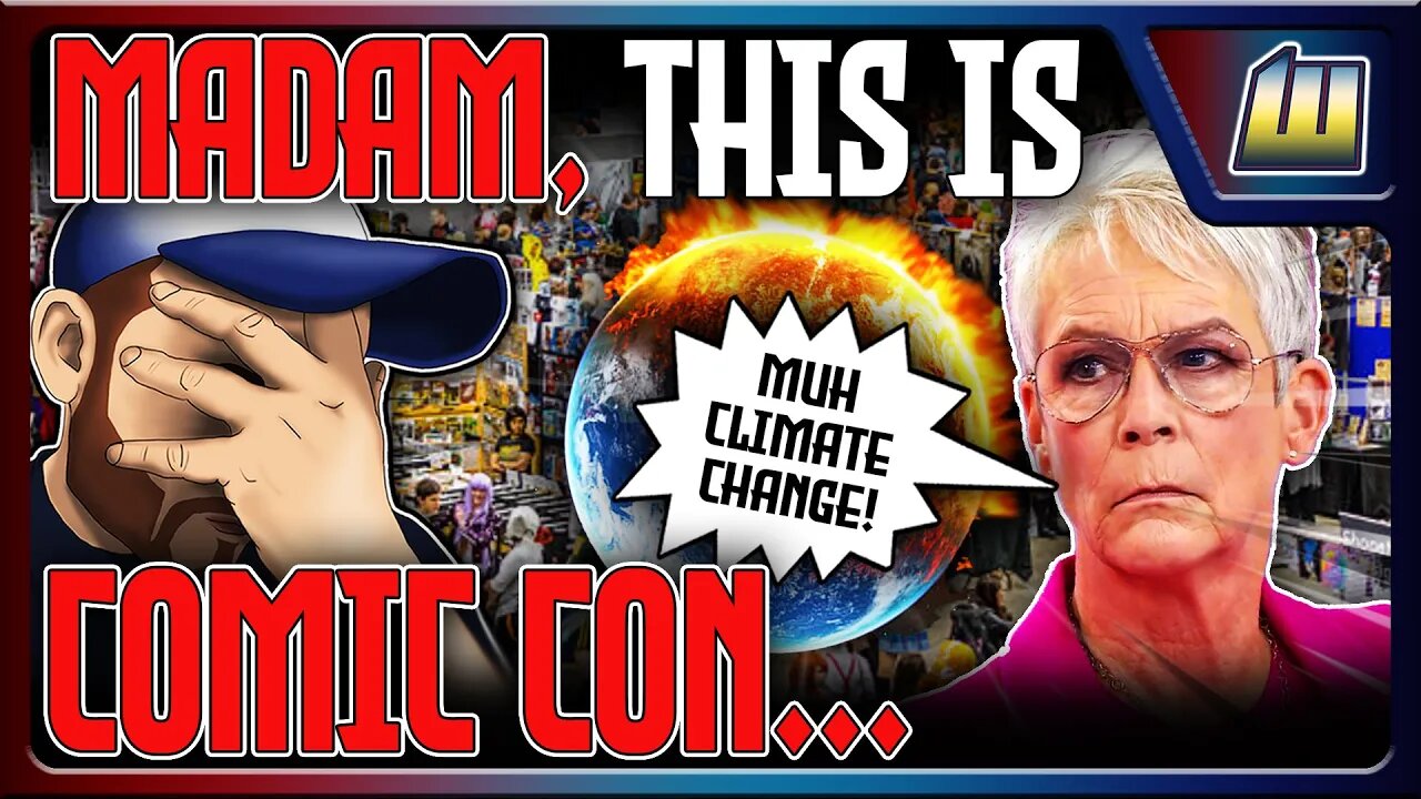 Woke Hollywood Lunatic RANTS About CLIMATE CHANGE At Comic Con!