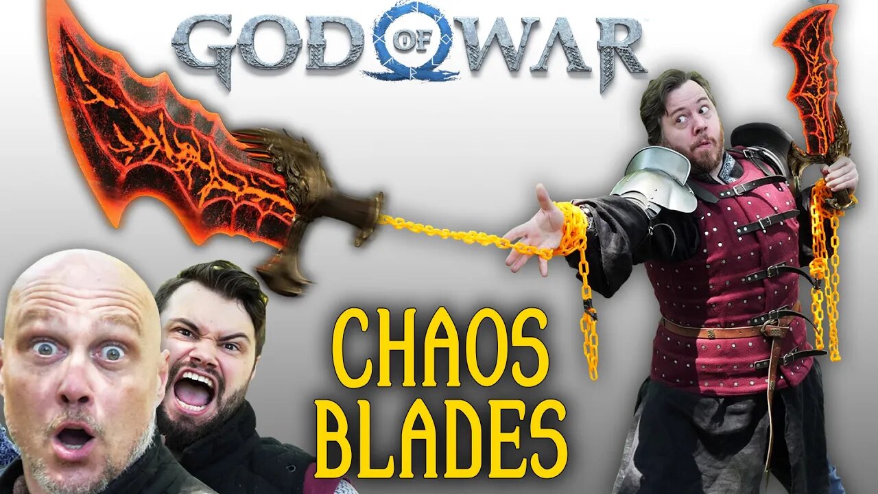 God of War CHAOS BLADES tested! - Pop-culture weapons analysed!