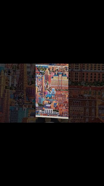 60,000 Piece What a Wonderful World Jigsaw Puzzle Day 56! #shorts #puzzle #jigsawpuzzles #puzzles