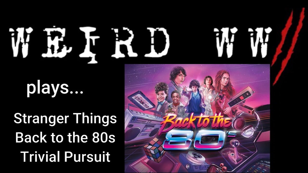 Stranger Things - Back to the 80s Trivial Pursuit