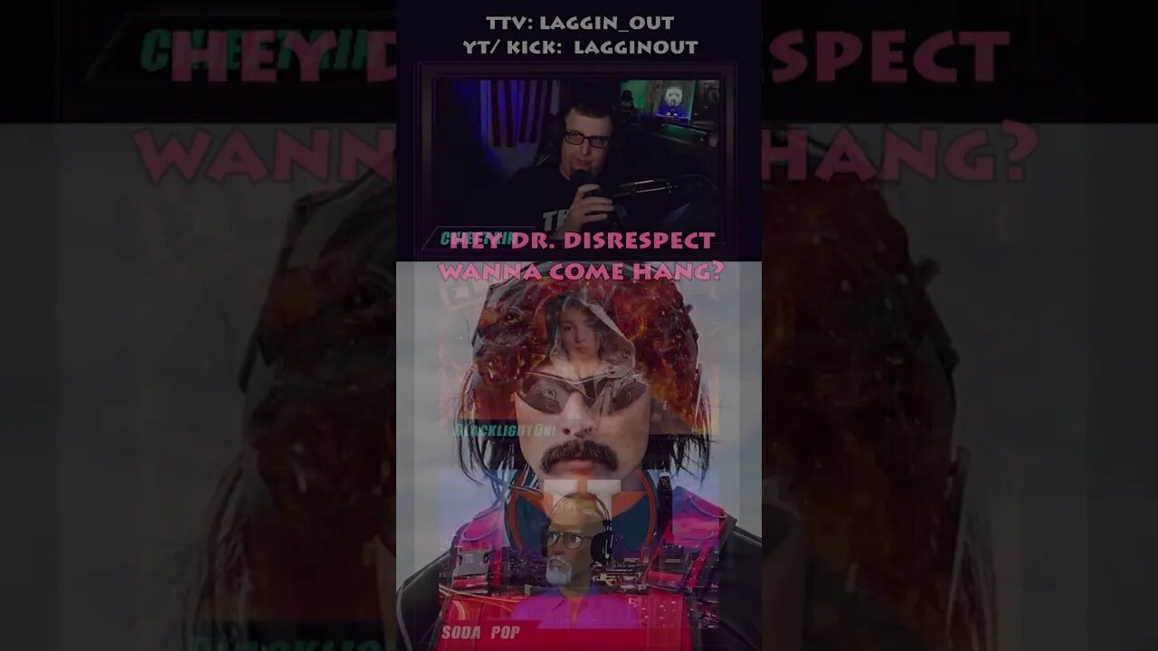 wanna hang DrDisrespect? Join us Fridays, 8pm EST #lagginoutlegion #lagginoutlive #drdisrespect