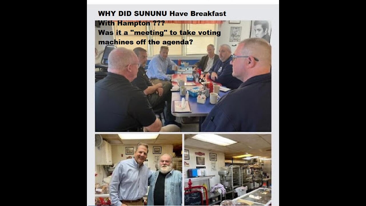 Why Did Gov Sununu Meet W/ Hampton NH? Was It To Keep Voting Machines?