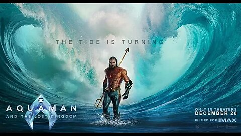 Trailer do Aquaman 2 e o reino perdido ... eu com certeza vou ver o filme em casa !