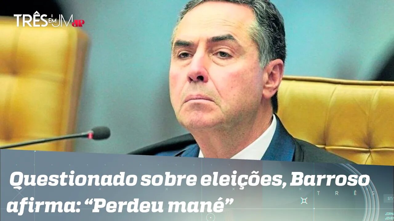 Constantino sobre fala de Barroso: "É linguajar de bandido"