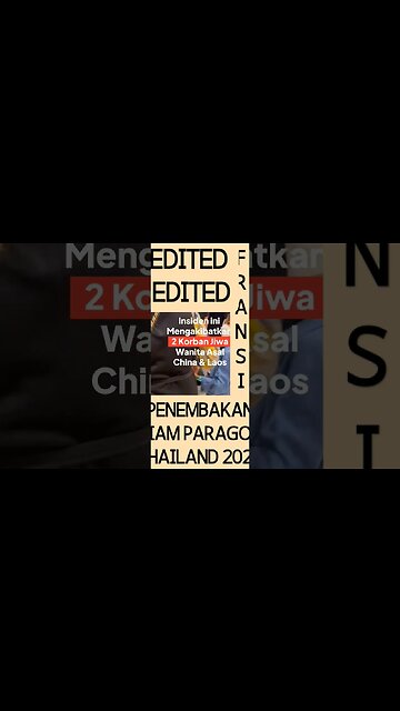 PENEMBAKAN SIAM PARAGON MALL thailand