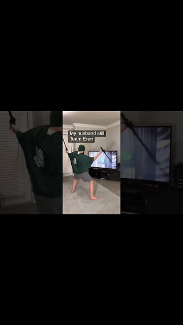 When you’re husband is ride or die Team Eren in Attack on Titan