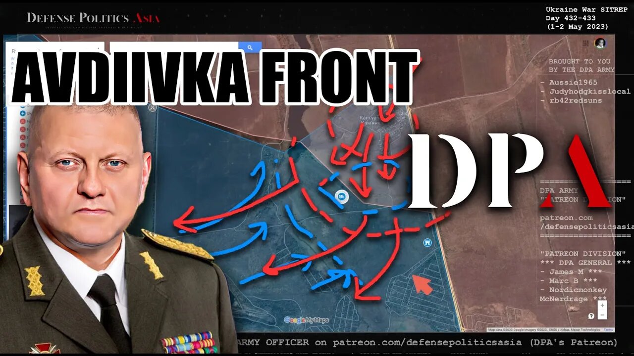 [ Avdiivka Front ] RUSSIA CAPTURED ENTRENCHMENT SOUTH OF KAMYANKA - Ukraine to attack Vodyane again