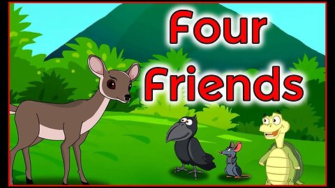 Four Friends | English Cartoon | Panchatantra Moral Stories for Kids | Live News