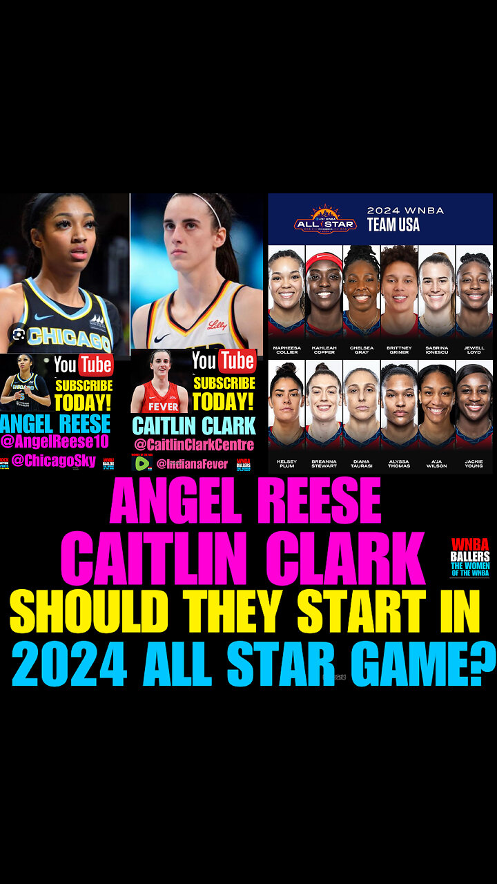 Wnba All Star Team Roster RBS #102 THE WNBA ALL STARs 2024… SHOULD ANGEL REESE & CAITLIN CLARK START?