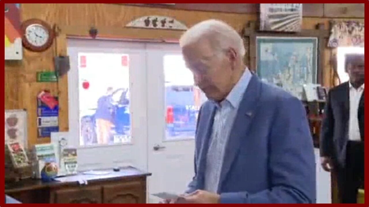 Biden Has to Pull Out Notes to Answer Question - 2256