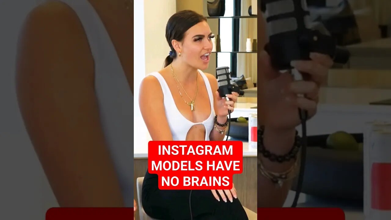 INSTAGRAM MODELS HAVE NO BRAINS #shorts #podcast #dating #datingpodcast