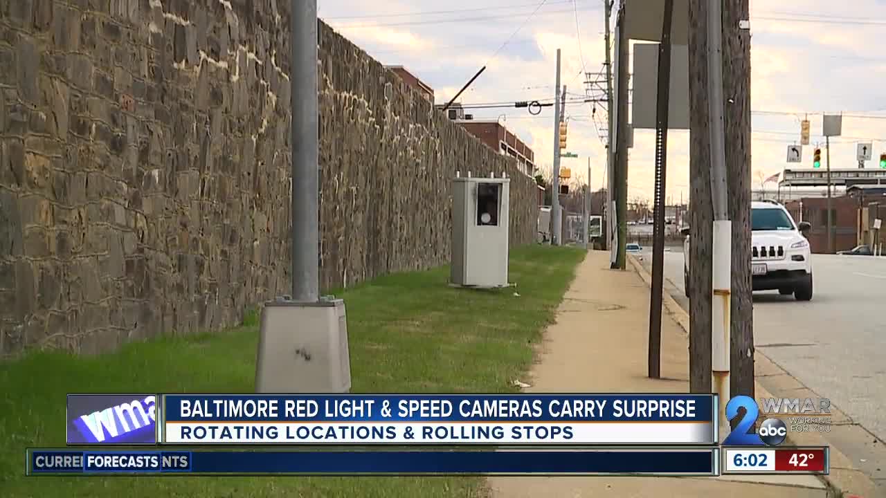 Baltimore red light and speed cameras carry surprise