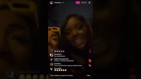 TOMMIE LEE IG LIVE: Tommie Turning Up To Kodak Black🔥 (16/03/23)