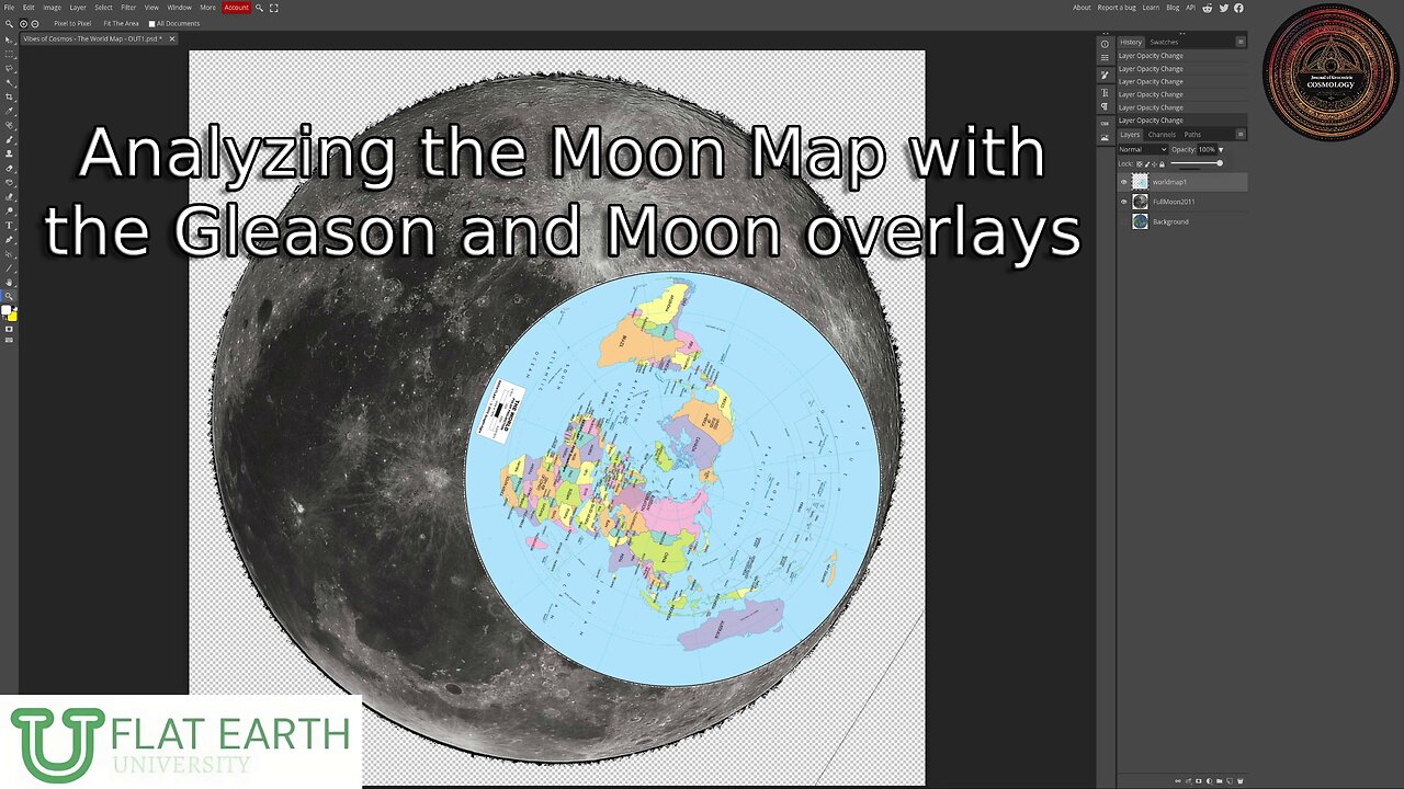 Analyzing the Moon Map with the Gleason and Moon overlays