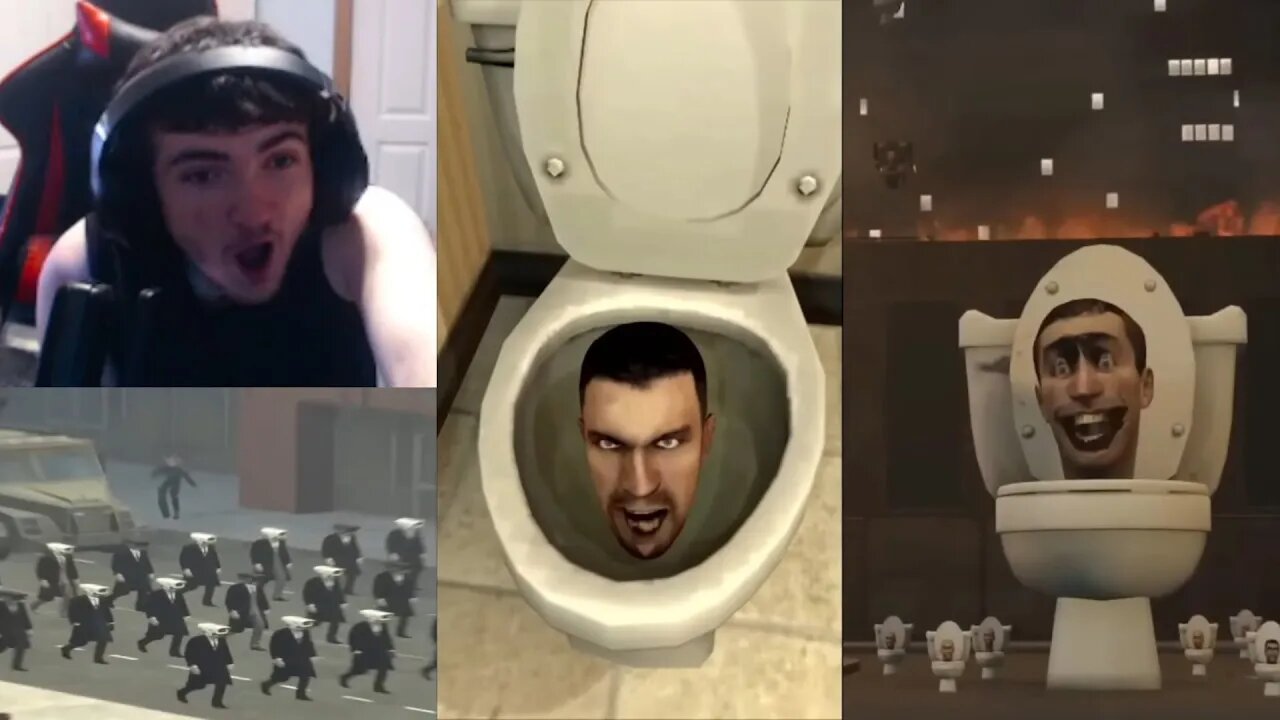 "What is This???" Skibidi Toilet First Time Reaction (Episode 1-47 Reaction)