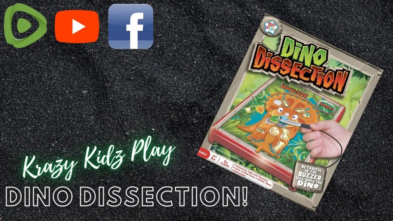 Krazy Kidz Play Dino Dissection | Krazy Kidz Creations