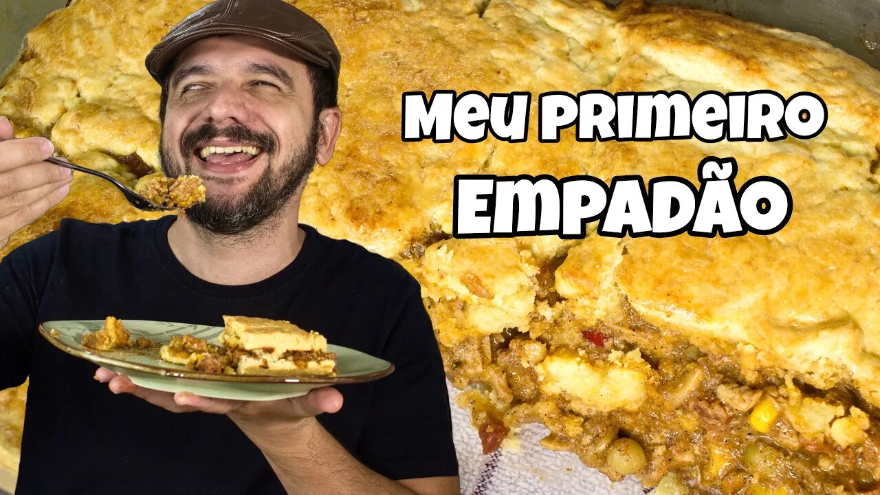 Fiz EMPADÃO DE FRANGO pela primeira vez