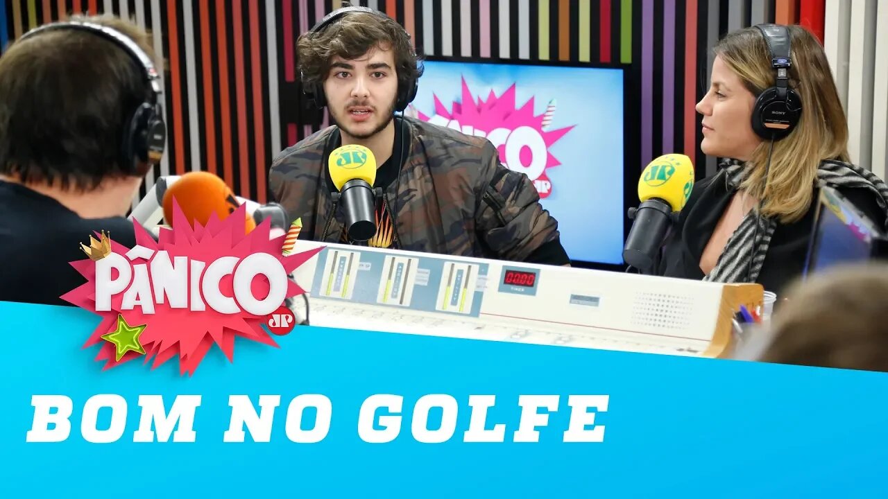 "Meu pai disse que eu sou muito bom no golfe", diz Luca Bueno