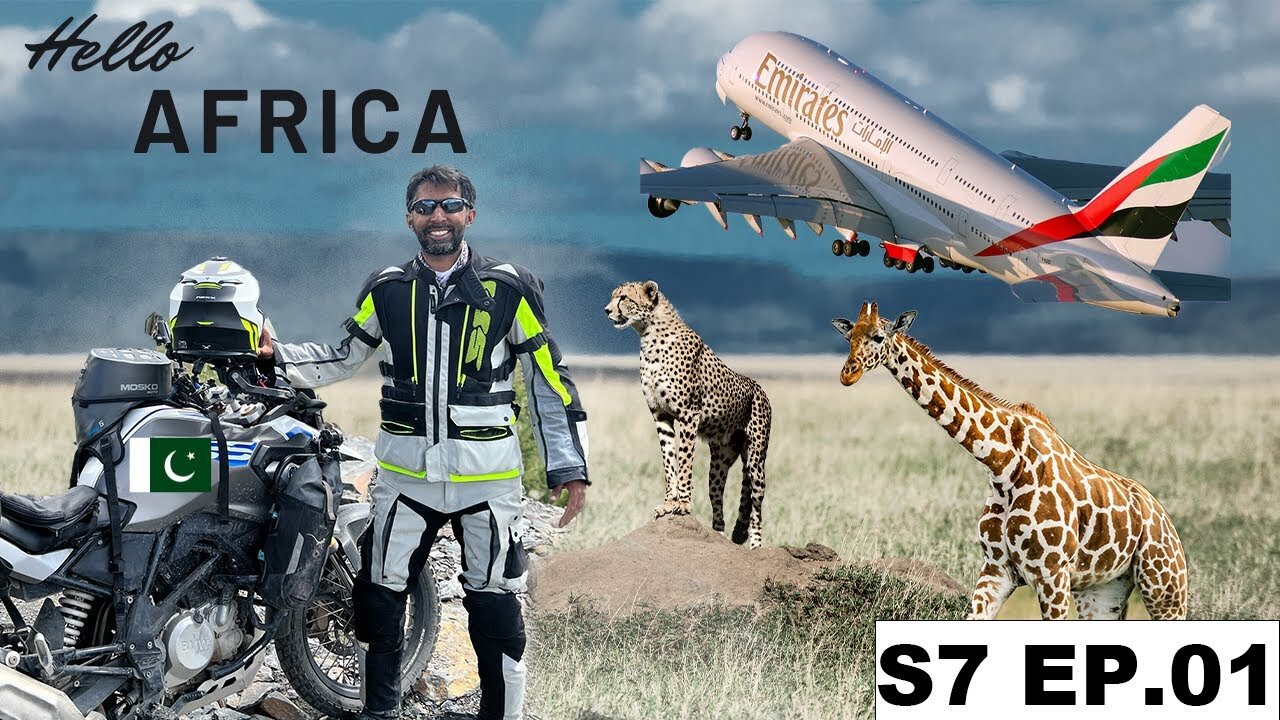 AFRICA IS CALLING - FLYING My Motorcycle from Lahore for Solo African Adventure S7 EP.01