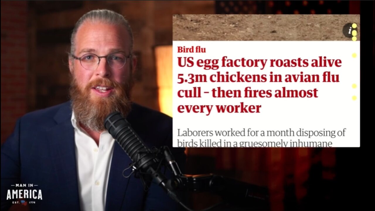 Man In America | TRUTH | Burning Food Factories, Bird Flu, & Engineered Food Crisis?