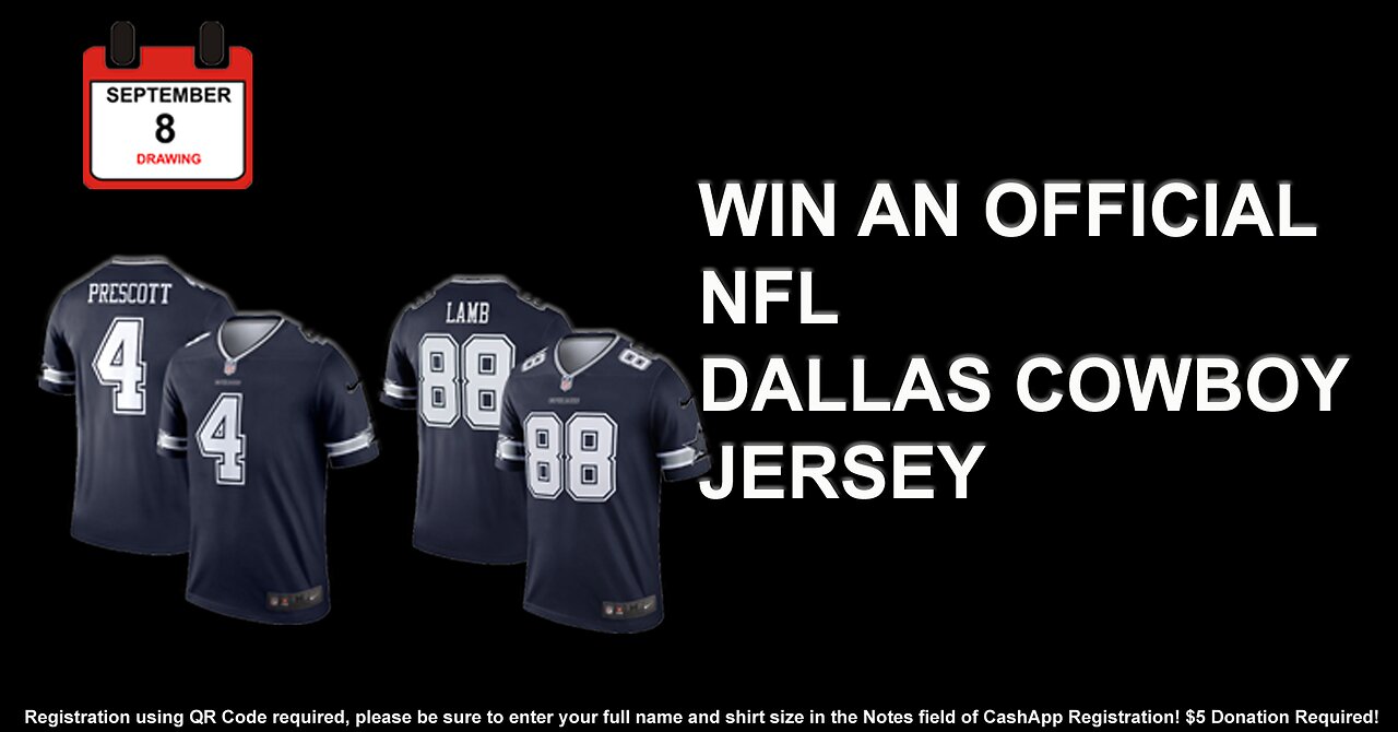 The Announcement - Who won the Official Dallas Cowboy Jersey ? - The Spin Zone