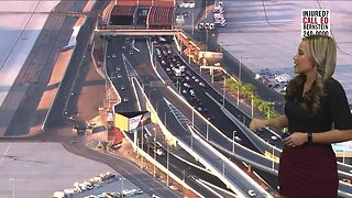 Crash along Airport Connector heading southbound near Sunset