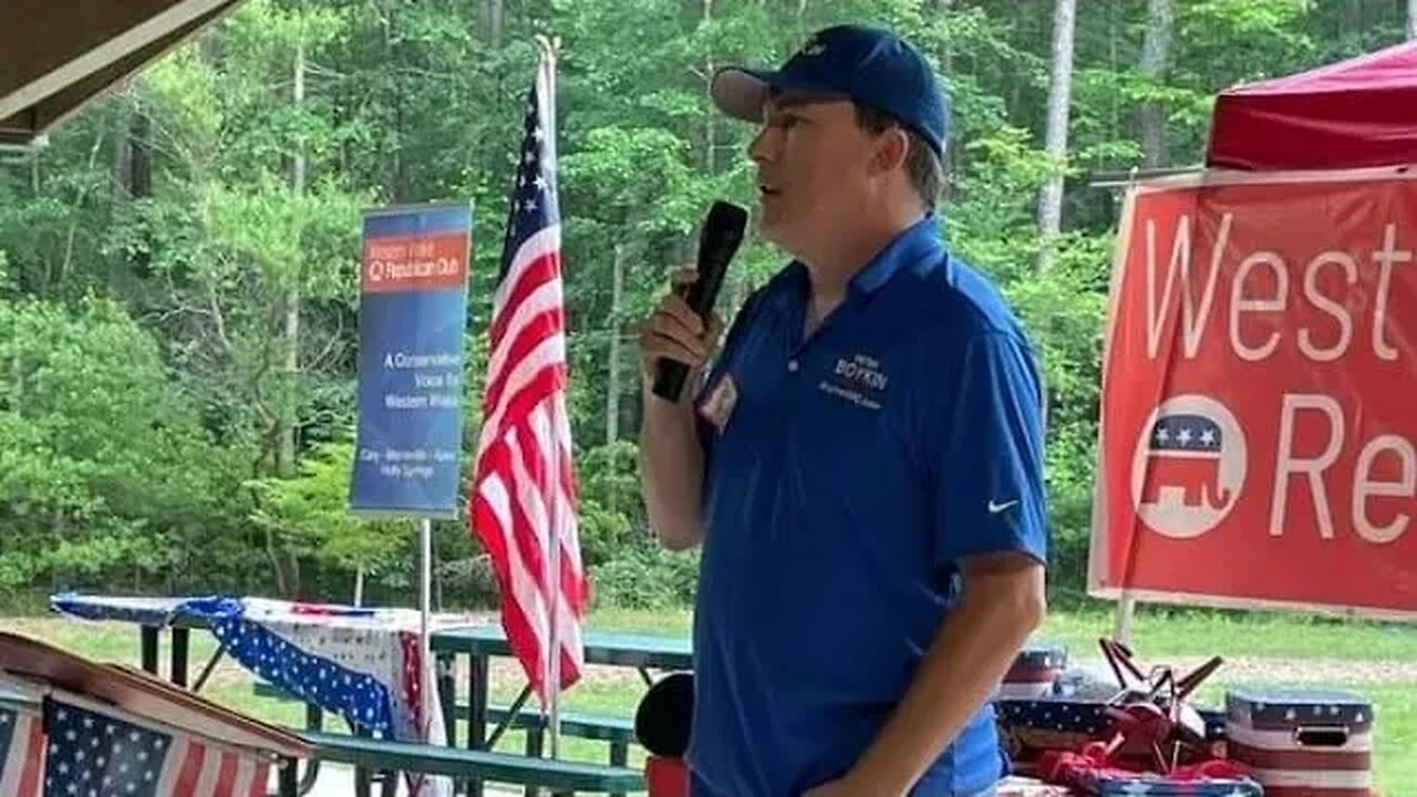 Peter Boykin For North Carolina LT GOVERNOR Speech at Western Cary Republican Club