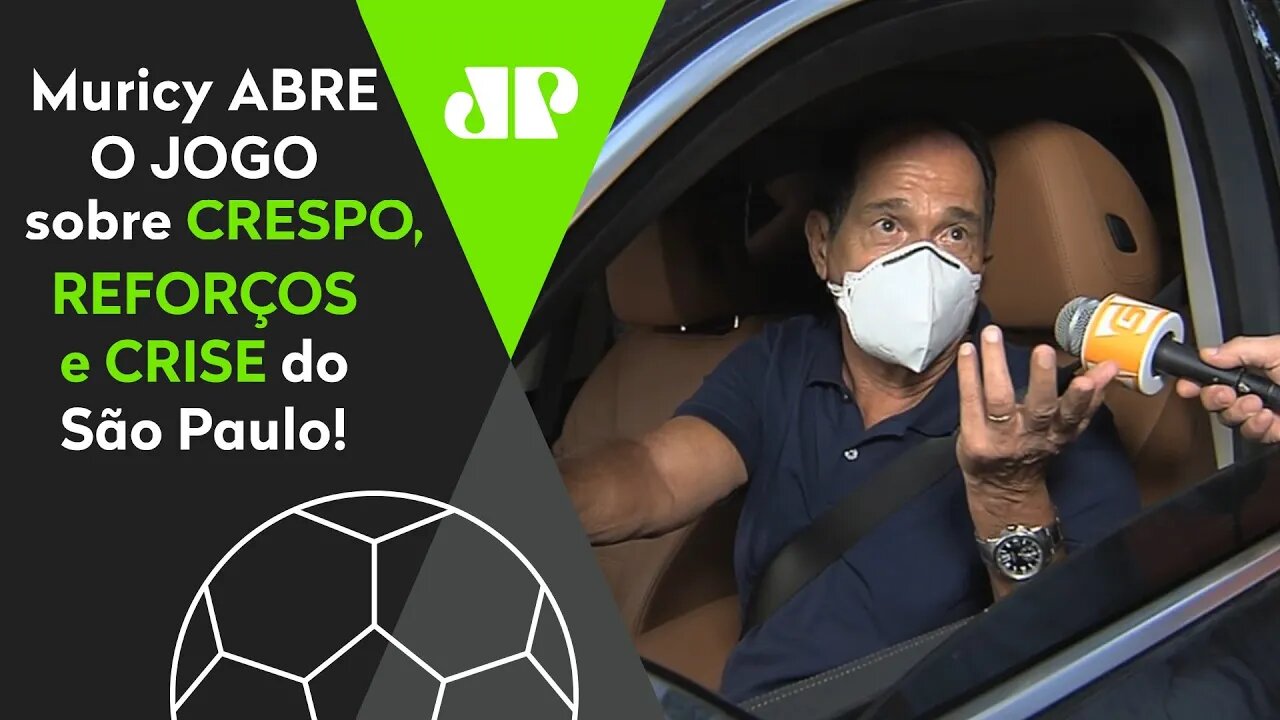 "Cara, o Crespo..." Muricy dá entrevista ESCLARECEDORA sobre o São Paulo!