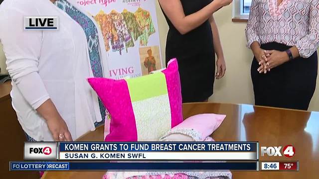 Susan G. Komen grants fund breast cancer treatments