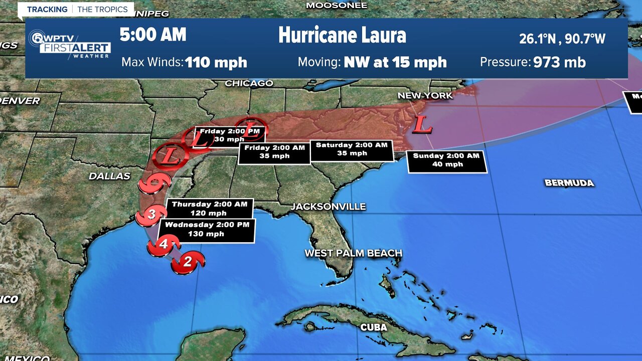 Hundreds of thousands flee US coast ahead of Hurricane Laura