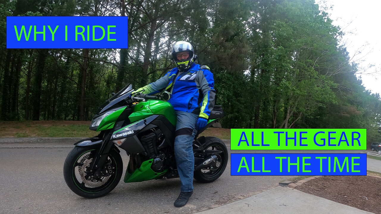 Reasons why I wear All The Gear All The Time on my motorcycle.