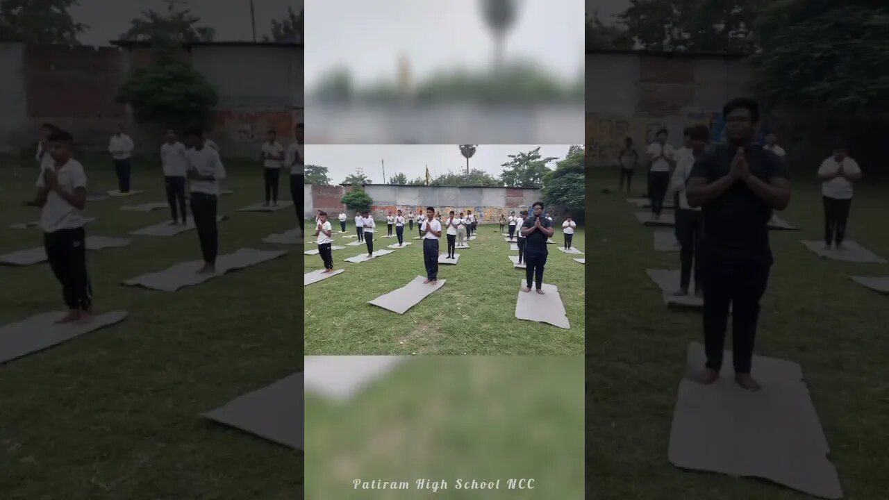 Yoga Day Celebration_School Students_PHS NCC_#ncc #armystatus #army #yogapractice