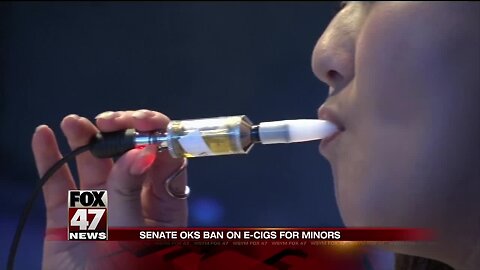 Michigan Senate OKs state ban on e-cigarettes for minors