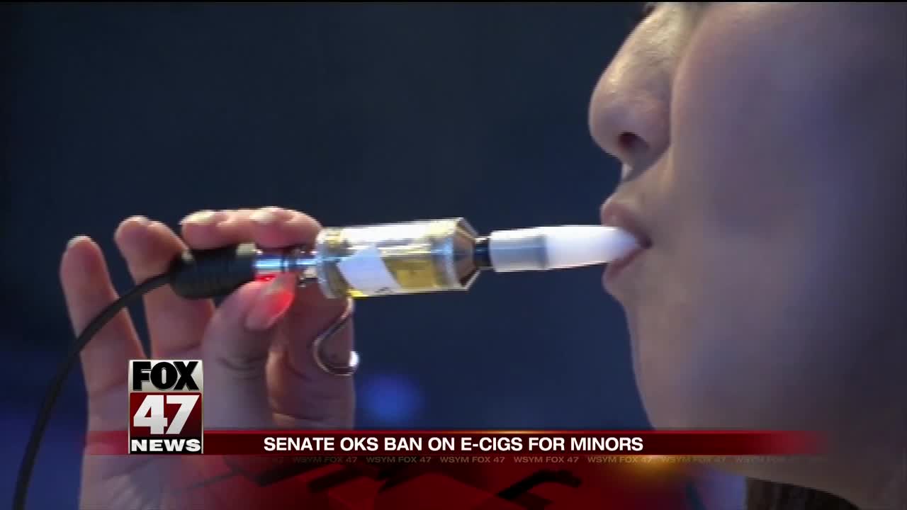 Michigan Senate OKs state ban on e-cigarettes for minors