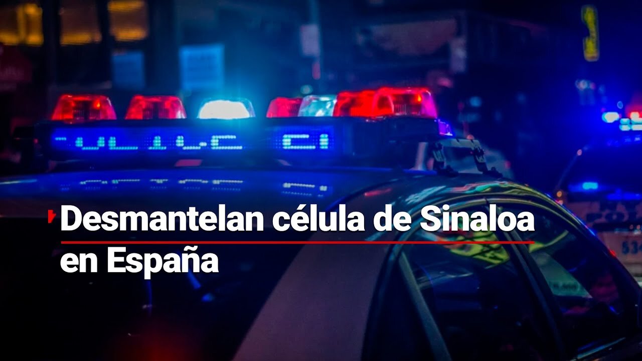 Policía de España desmantela célula criminal ligada al Cártel de Sinaloa; hay 14 detenidos