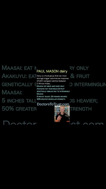 PAUL MASON. Maasai: 5 inches taller, 23 pounds heavier; 50% greater muscular strength