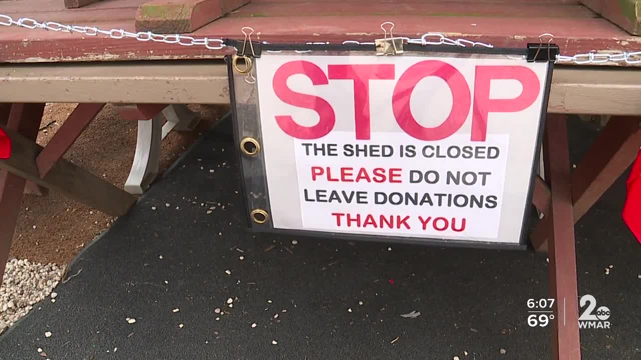 Tornado damage shuts down clothing shed