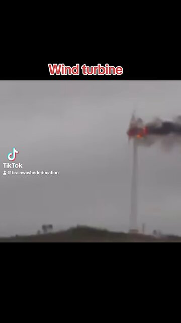 Wind turbines explode