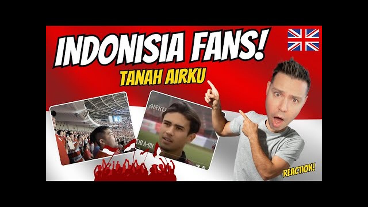 BRIT AMAZED by Fans Singing Tanah Airku at Jakarta Stadium!