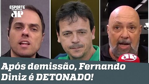 "Ele é LIMITADÍSSIMO!" Fernando Diniz é DETONADO após nova demissão!