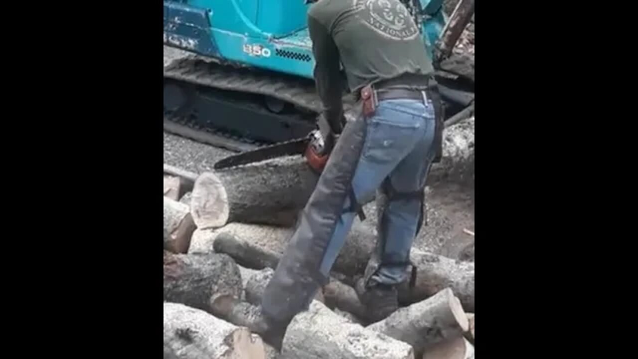 Loading up the dump trailer