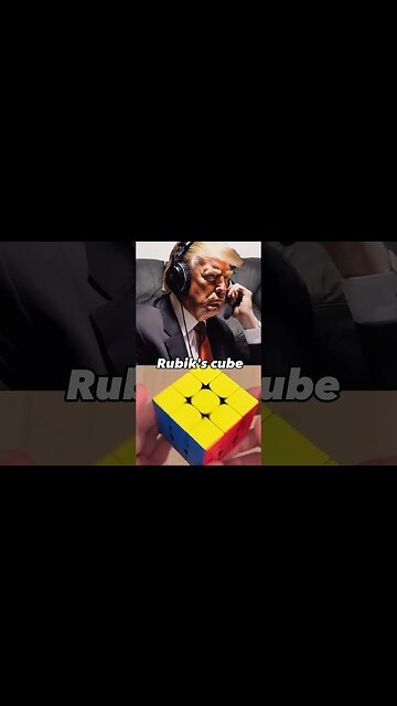 US President gets a Rubik’s Cube #shorts