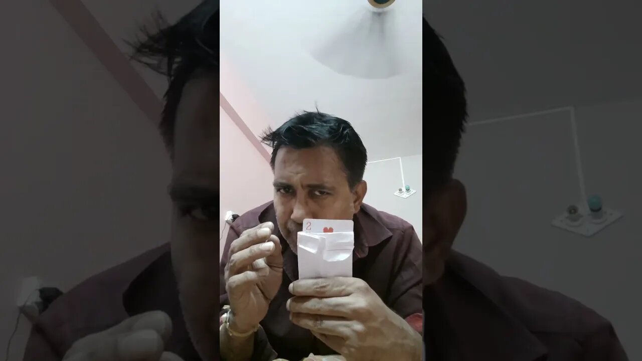 Magic #Magic Playing cards automatically come out from envelope #ytshorts #shorts @gautomcreation