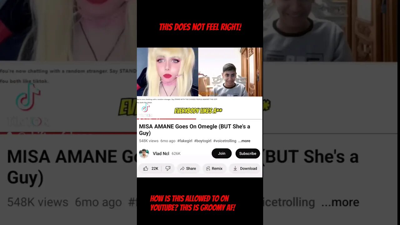 Groomy behavior and flirting with kids is allowed and monetized on YouTube! #wtf #leavethekidsalone