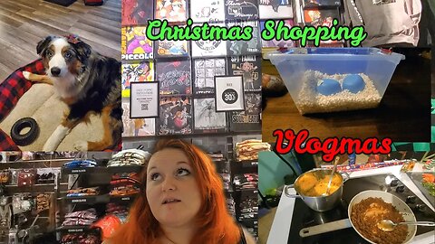 Christmas Shopping | Vlogmas | Taco Dinner | Stringing Popcorn | Mom Life