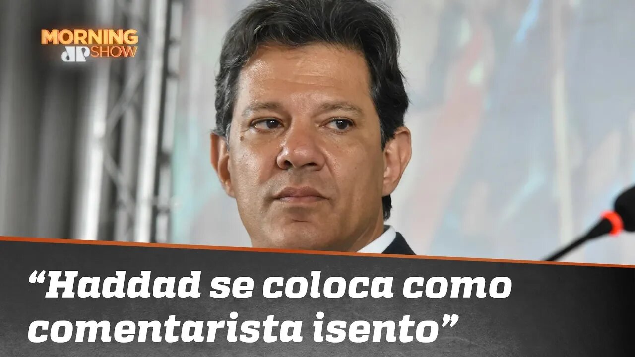 “É incrível como Haddad se coloca como comentarista isento”, diz Caio Coppolla