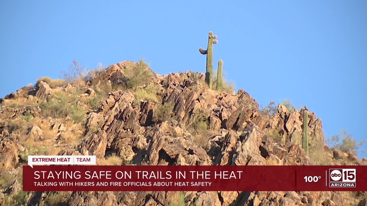 Staying safe on Arizona's trails in the heat