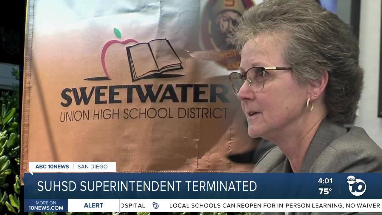 Sweetwater Union High School District superintendent terminated amid financial troubles