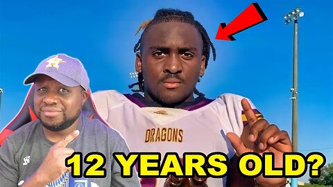 12 Year Old Football player SHOCKS the internet with a mustache and tattoo! I have questions!