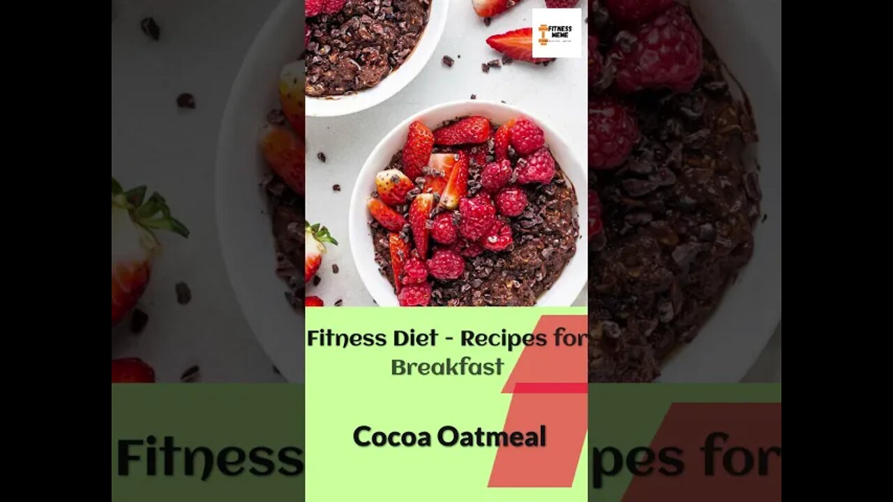 Fitness Diet | Cocoa Oatmeal - 18/365 - Mediterranean Diet